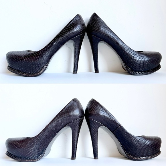 6 TERGAN Pumps Career Shoes Platform Stilettos High Heels - Picture 10 of 14